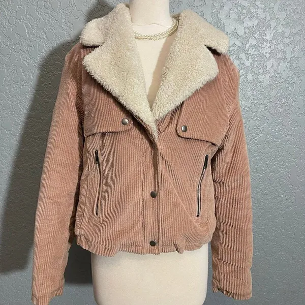 Free People Sherpa Corduroy Jacket - Image 12