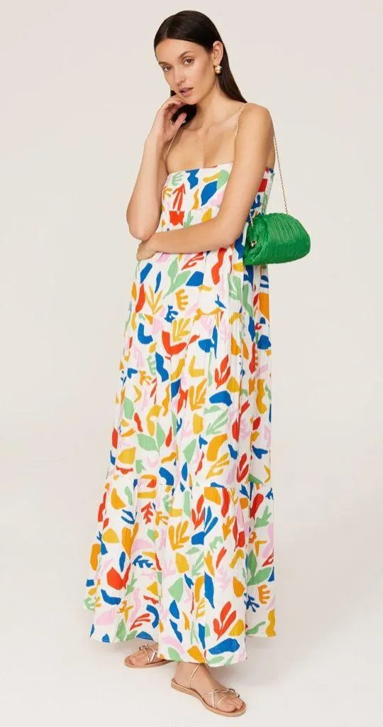 Show Me Your Mumu Long Weekend Maxi Dress Primary Paradise size Medium M - Image 2