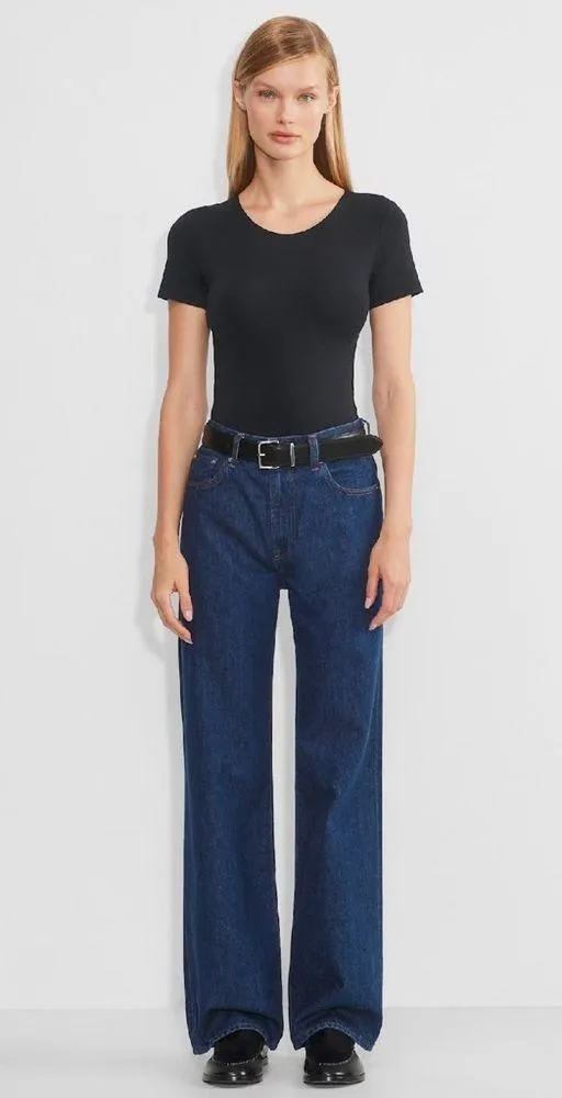 Babaton Aritzia Contour Crew Shortsleeved Bodysuit - Image 2