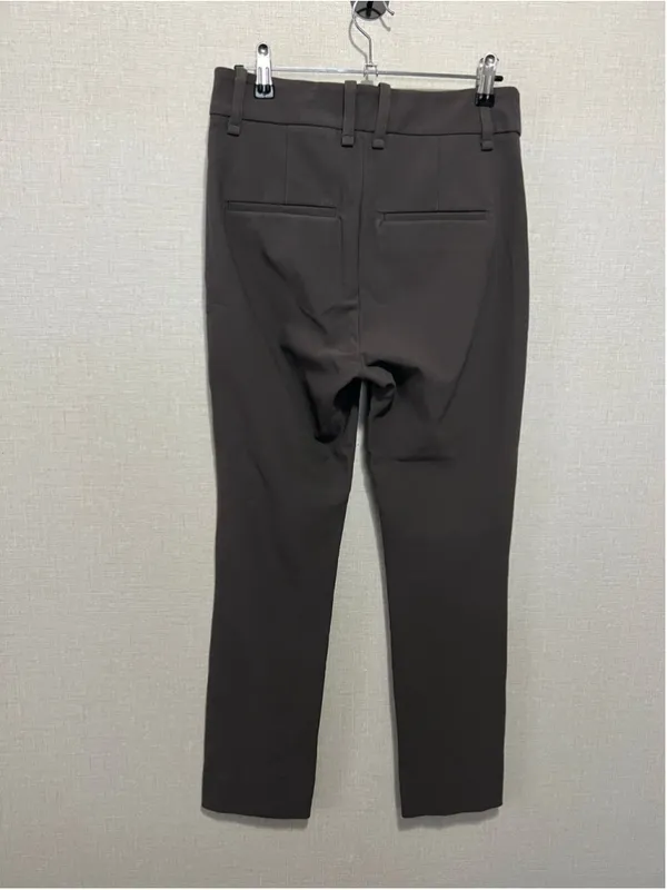 Vince Grey Straight Leg Professional Tailored Trouser Pants - Image 5
