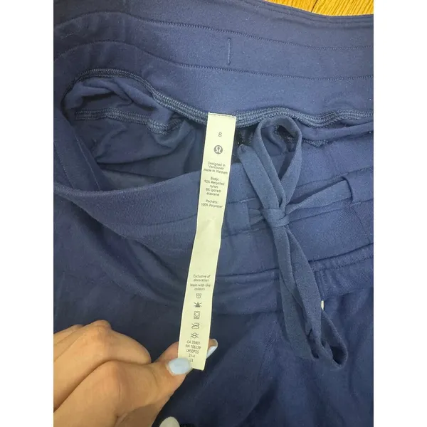 Lululemon size 8 ready to rulu joggers navy blue joggers lulu everyday pants - Image 4