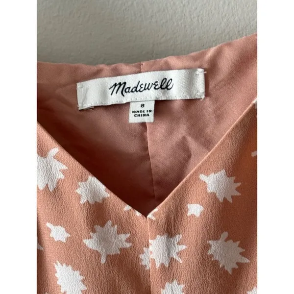 Madewell Silk Cami Slip Dress‎ in Star Shower Size 8 Spaghetti Strap - Image 6