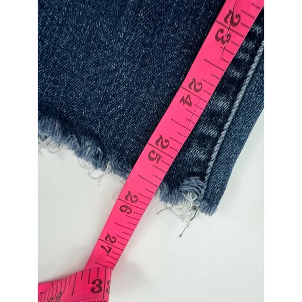 Mother the Insider Crop Step Fray Jeans Womens 25 Blue Teaming Up‎ Stretch Denim - Image 8