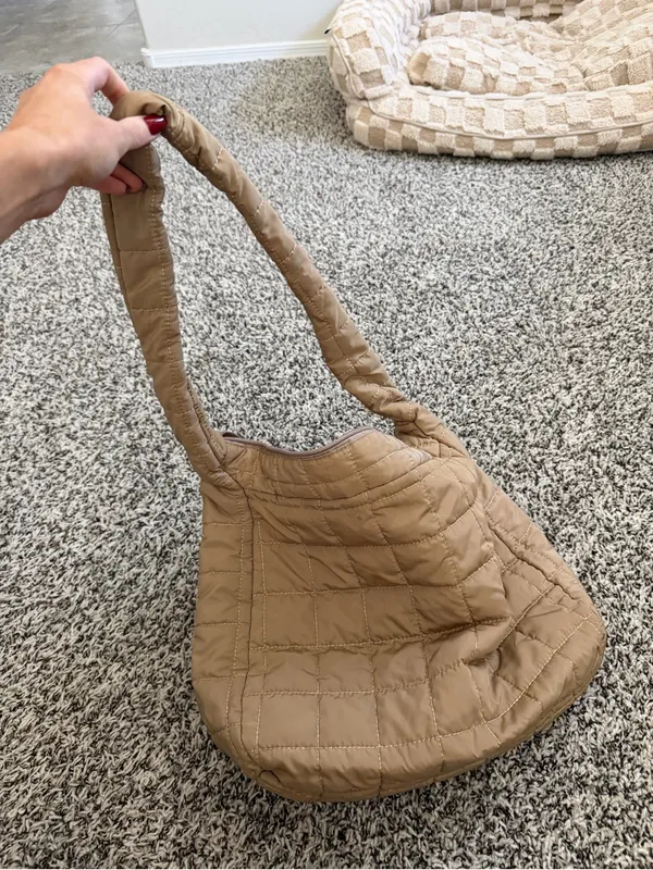 Puffy tan purse - Image 3