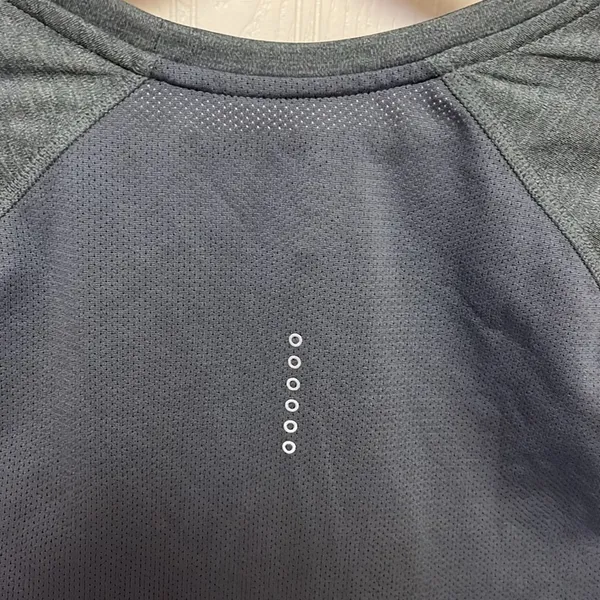 Nike Dri-fit Running Athletic Cut Short Sleeve T-Shirt Gray - Image 5