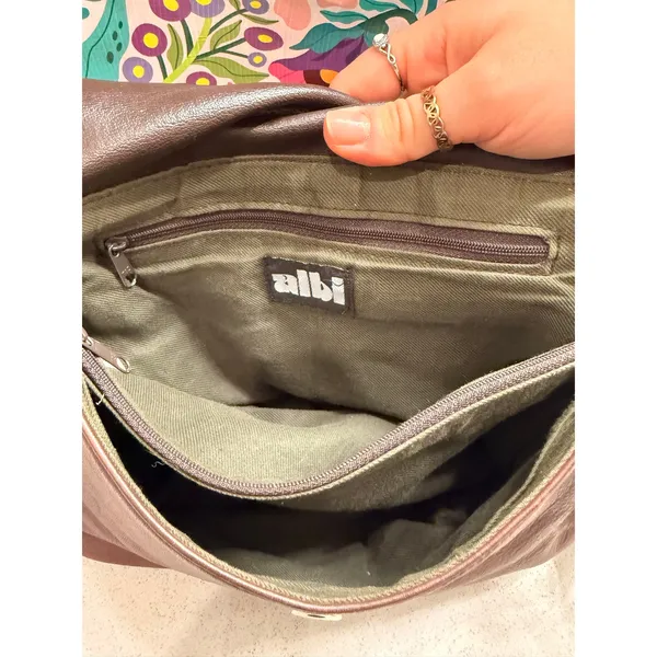 Albi Crossbody Purse Brown - Image 5