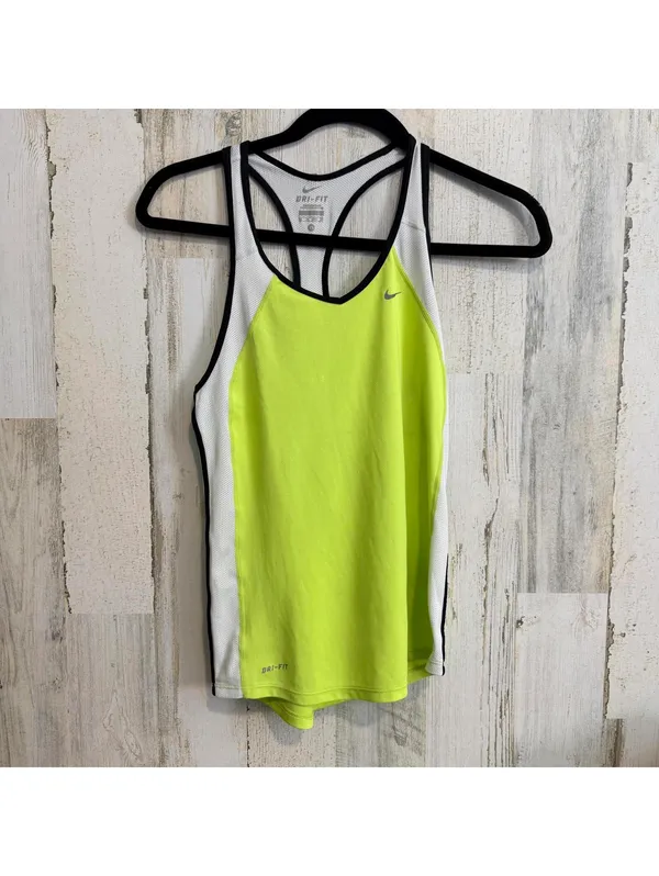 Nike Women’s XS Dri-Fit Racerback Tank Top Neon Green - Image 2