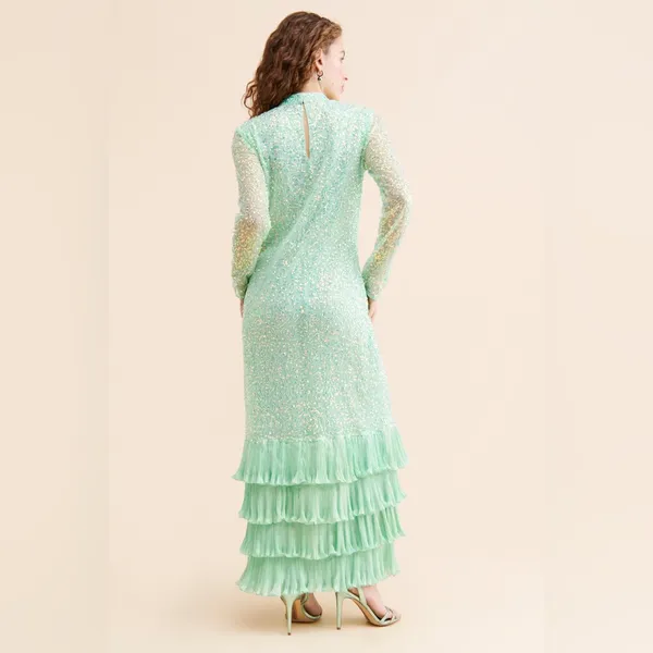 Anthropologie Bhanuni By Jyoti Siren‎ Sequin Maxi Dress - Size Small - Image 2