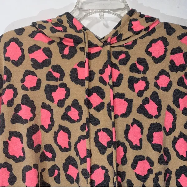 Animal Print Hoodie Women’s Medium - Image 2