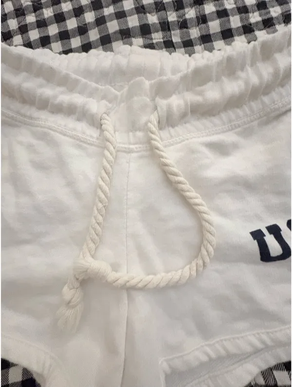 Dreamsickle White USA Lounge Drawstring Shorts - Image 4