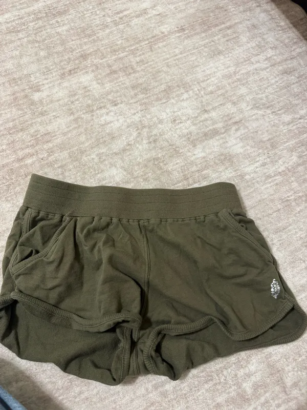 Free People Movement GET SET Shorts Olive Green size xs - Image 2