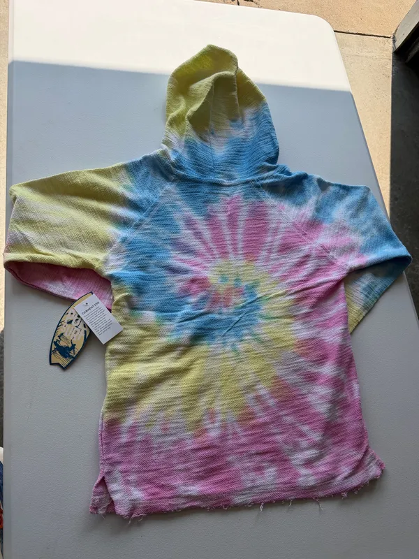 Brand New POP SURF Tie-Dye Pullover Hoodie – Size Small - Image 4