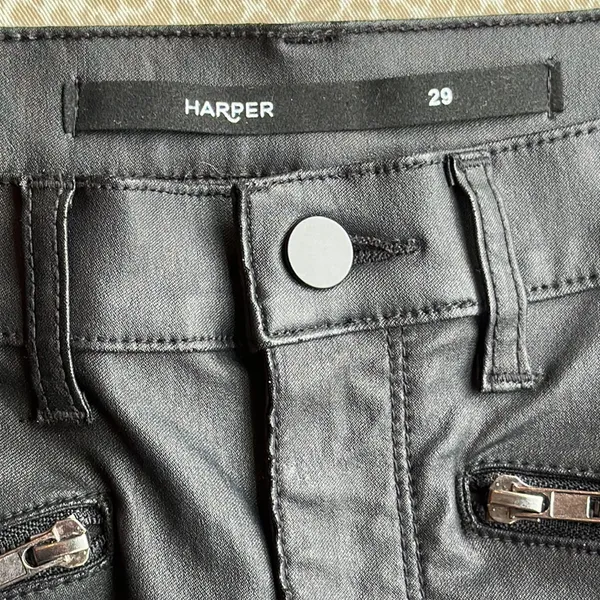 Harper Faux Leather Pants - Image 2
