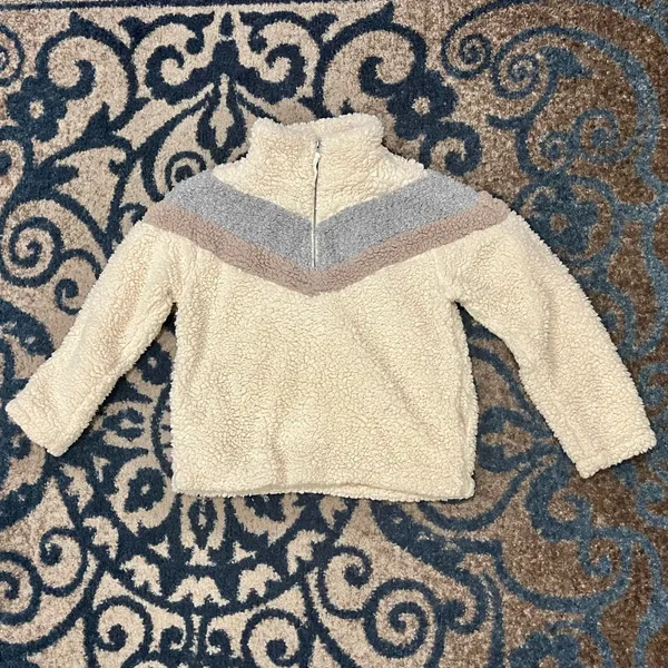 Harper Heritage Cozy Chevron Sherpa Quarter Zip - M - Image 3