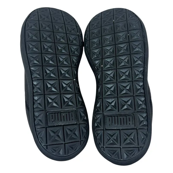Puma Mayu Puffy Quilted Platform Slip On Sneakers Black Streetwear Size 8 - Image 4