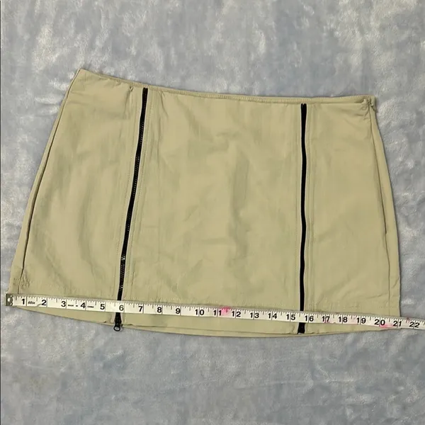 Zara Grey Mini Skirt Casual Resort Wear - Image 8