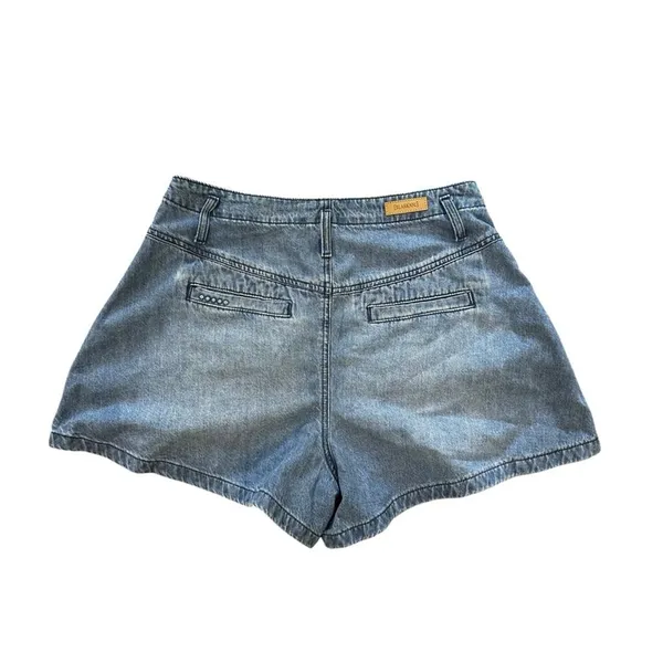 Blank NYC Flared Denim Button Fly Shorts Size 28 - Image 5