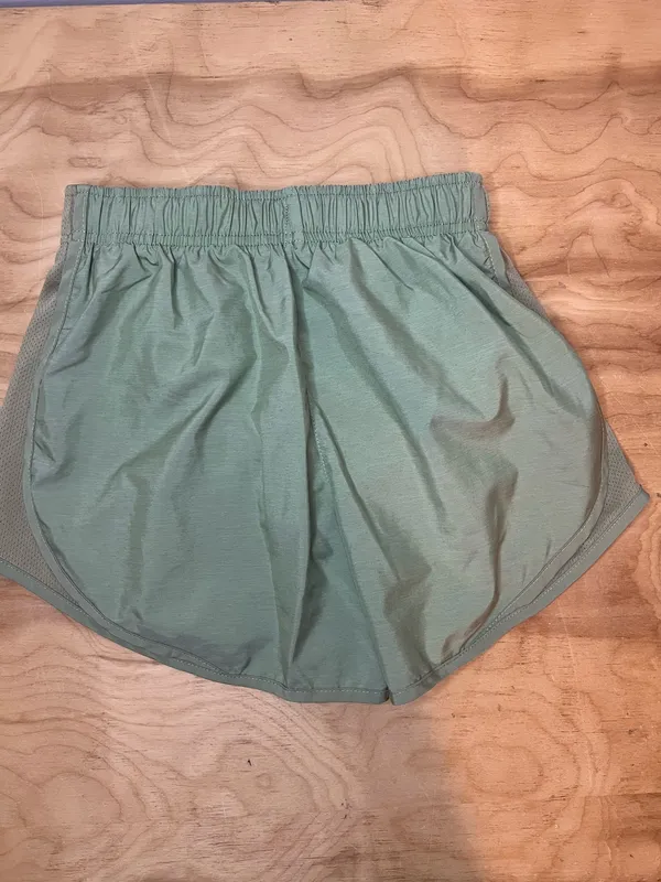 Nike Tempo Mossy Green Running Shorts - Image 2