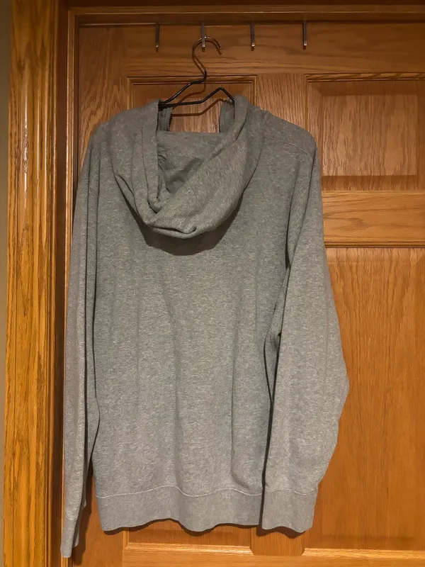 Grey Women’s Nike Hooded Full Zip XL - Image 3