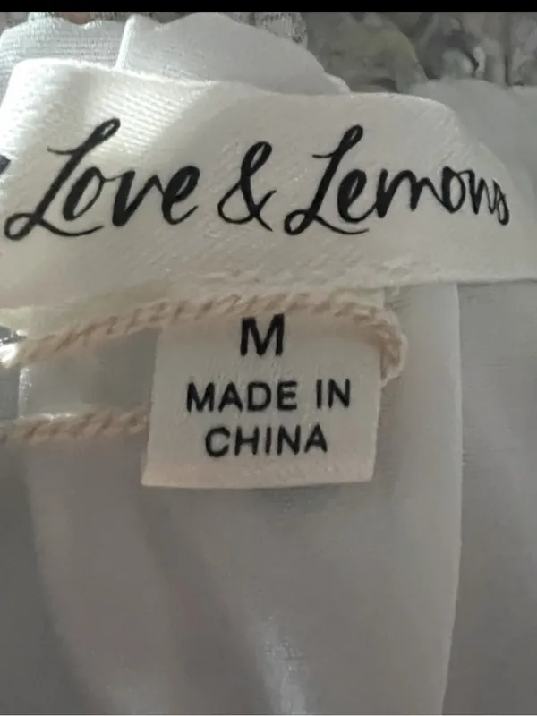 For Love & Lemons White Lace Tiered Dress NWT - Image 6