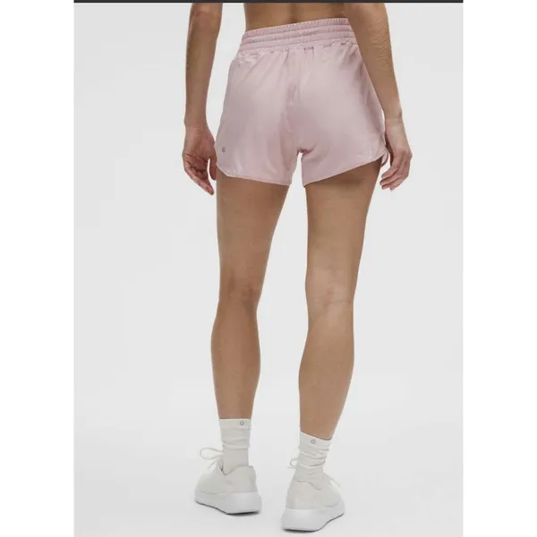 Lululemon Hotty Hot High Rise Shorts Women’s Size 4 Pink Haze 4” Lined Run NEW - Image 9
