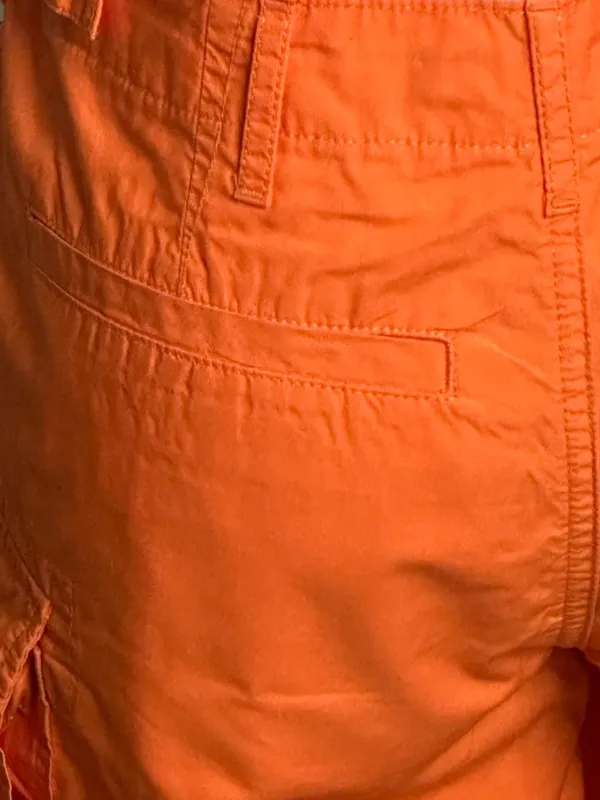 Polo Ralph Lauren orange cotton cargo utility shorts Size 6 - Image 6