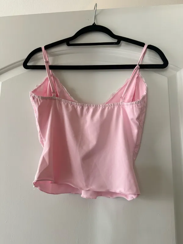 Baby Pink Lace Tank Top - Image 2