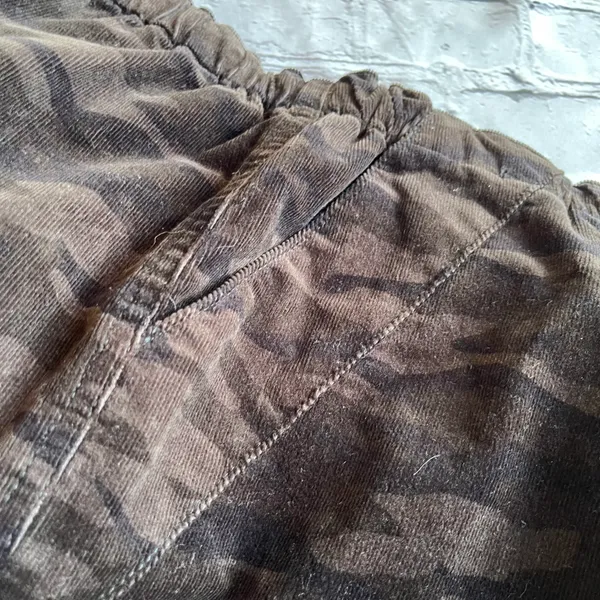Tinseltown Camo Corduroy Joggers Large Trackpants Utility Pockets Womens Pants - Image 13