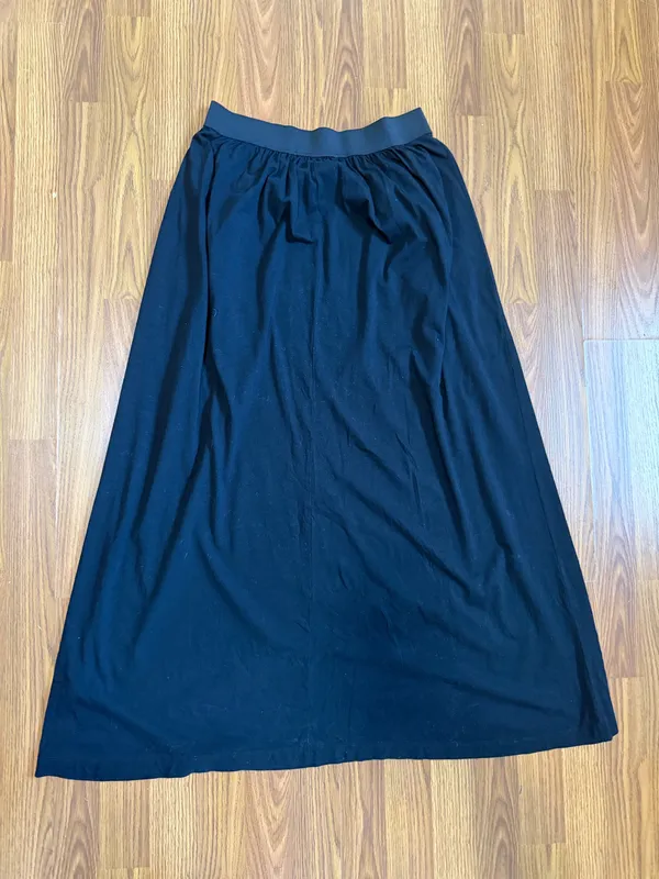 Peruvian Connection Pima Cotton Jersey Minimalist Capsule Boho Skirt Medium. - Image 7