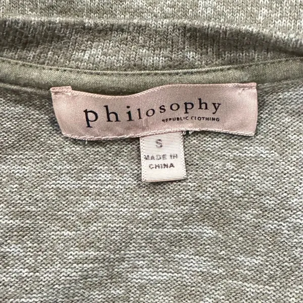 Philosophy Green Pocket Tee Shirt Women’s Small - Image 3