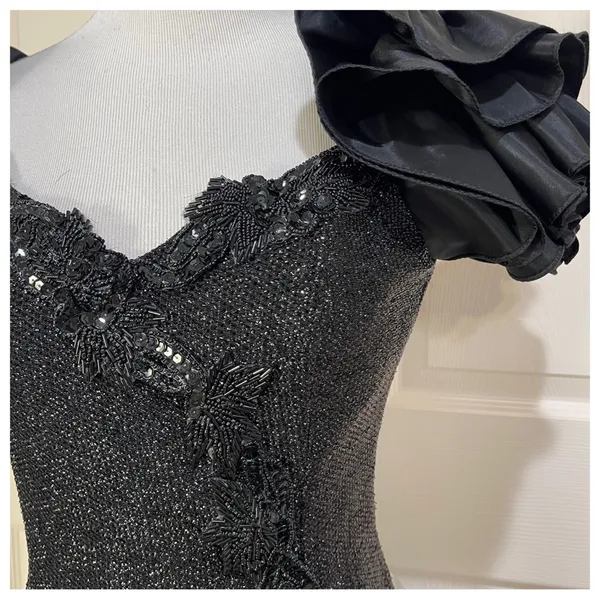 Vintage Nadine black gown - Image 3