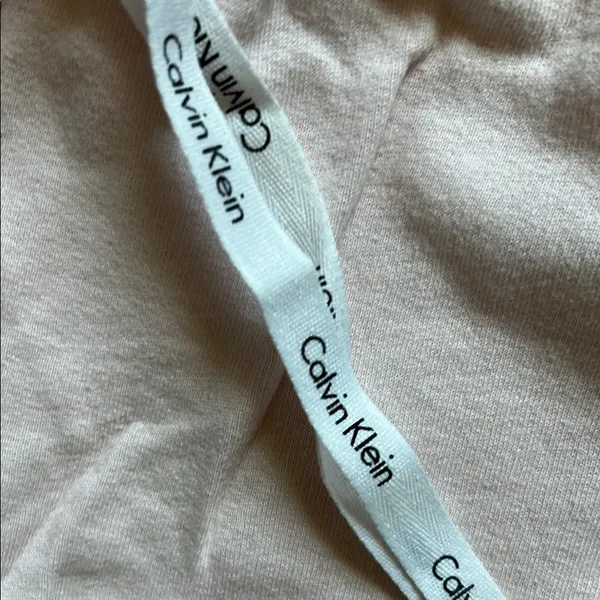 Calvin Klein Pink Sweatpants Relaxed Fit Elastic Cuffs - Image 3