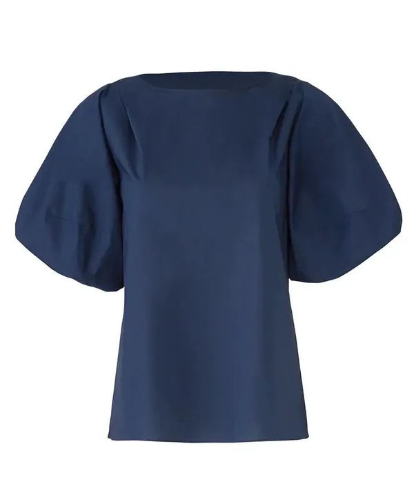 Amanda Uprichard Navy Zanna Top - Image 2