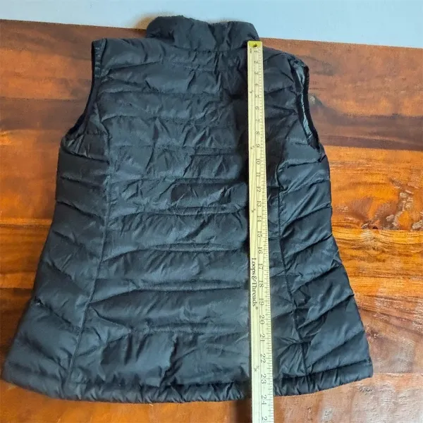 Eddie Bauer‎ Vest Womens Size M Black Down Puffer Full Zip - Image 7