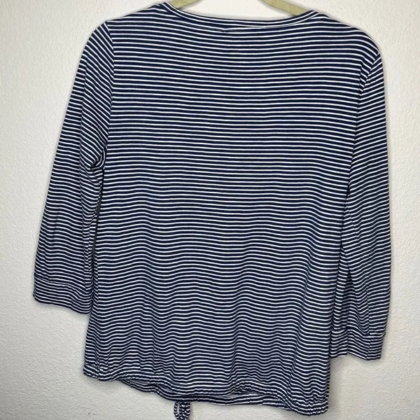 LOFT Vintage‎ Soft Striped Top - Image 4