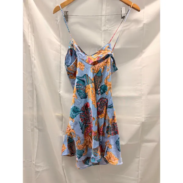 Vintage 80s Victoria’s Secret Silk Oceano Cami Slip Dress Rare HTF‎ - Image 3