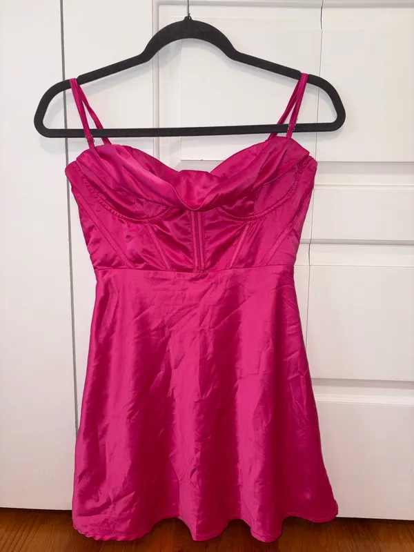Princess Polly SPOTLIGHT MINI DRESS PINK - Image 5
