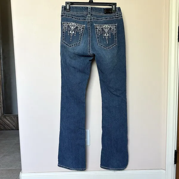 Wilfred Heart Jeans Women’s 28 X 31 Bootcut Western Rodeo Embroidered Retro Y2K - Image 3