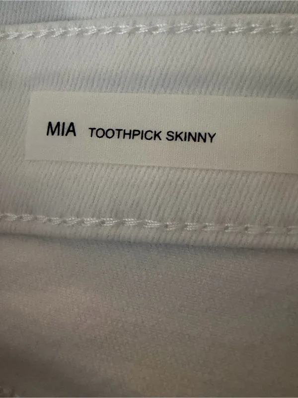 KUT FROM THE KLOTH white MIA Toothpick Skinny Jeans for Women Size 8 - Image 5