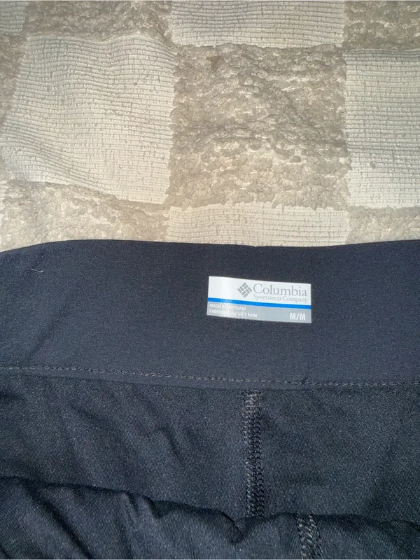 Columbia All Seasons Ruched Skort Black Activewear Skirt Size M - Image 5