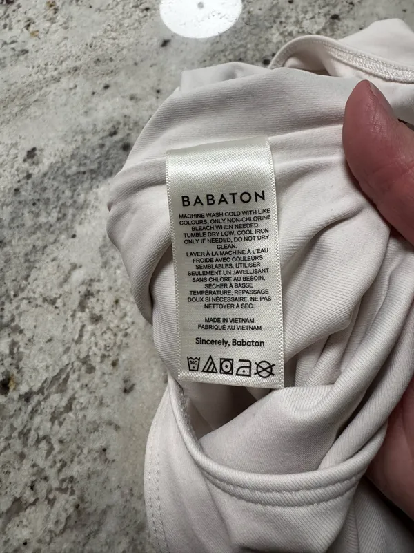 Aritzia Babaton Contour Mockneck Bodysuit M Cream - Image 5