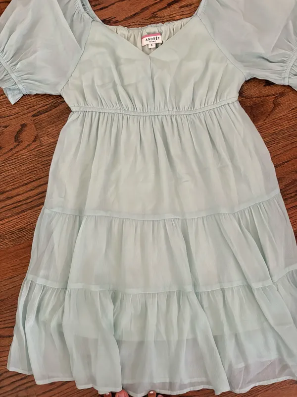 Boutique green mini dress - Image 3
