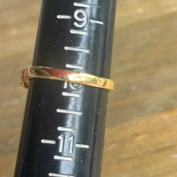 Vintage Multi Gemstone Ring Gold - Image 7