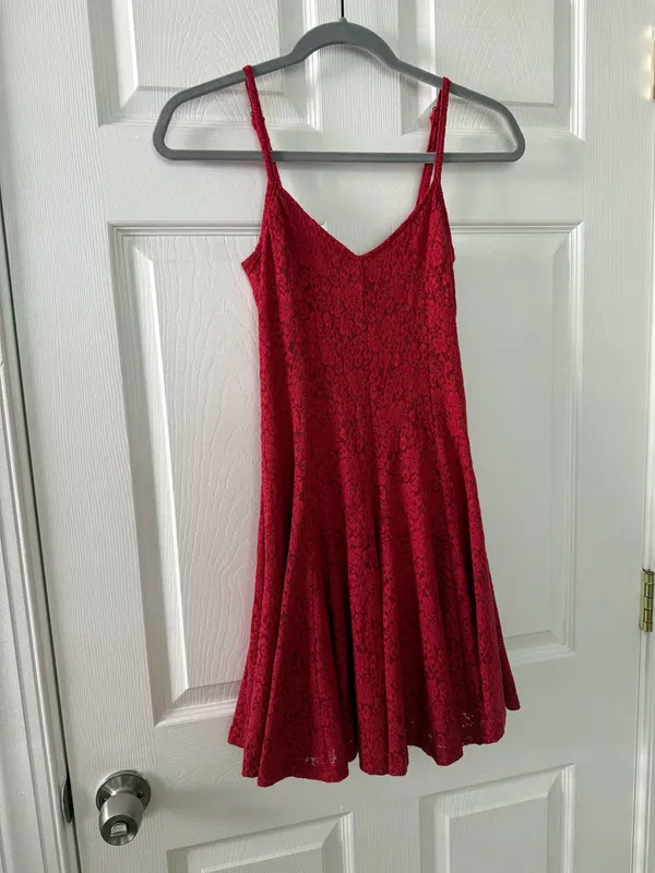 Brandy Melville Red Mini Dress - Image 2