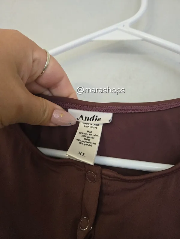 Andie The Malibu Swimsuit Maroon - Image 4