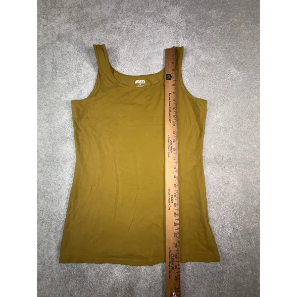 Duluth Trading Co. Tank Womens Mustard Yellow No-Yank Racerback - Image 7