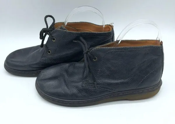 Dr Martens Joylyn Chukka Ankle Boots Pebbled Leather Black Mens 7 Womens 8 - Image 4