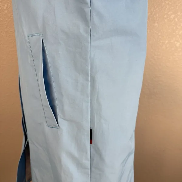 Herschel Supply Co. Womens‎ Mac Coat Size M Rain Trench Alaskan Blue NEW - Image 4