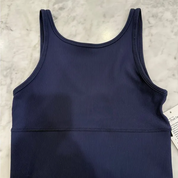 Lululemon Athletica Power Pivot Tank Night Sea Size 6 - Image 2