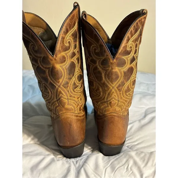 Laredo Cowgirl Leather Boots Size 9.5 M - Image 3